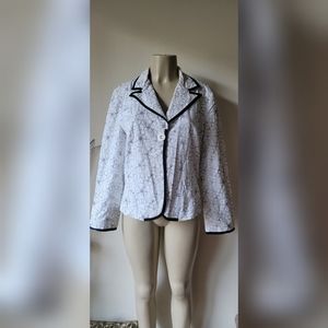 Floral Pattern Blazer
